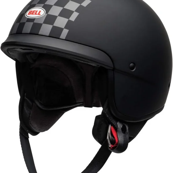 BELL HELMET kiiver SCOUT AIR CHECK MATTE BLACK/WHITE -L-