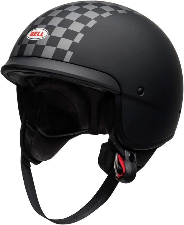 BELL HELMET kiiver SCOUT AIR CHECK MATTE BLACK/WHITE -L-