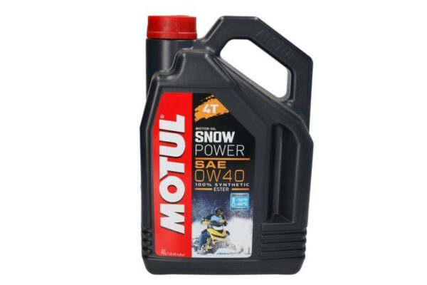 Motul mootoriõli Snowpower 4 takti 0W40 4 liitrine