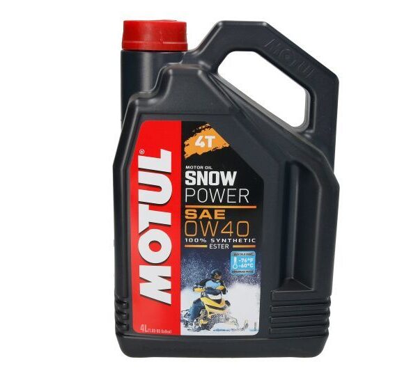 Motul mootoriõli Snowpower 4 takti 0W40 4 liitrine