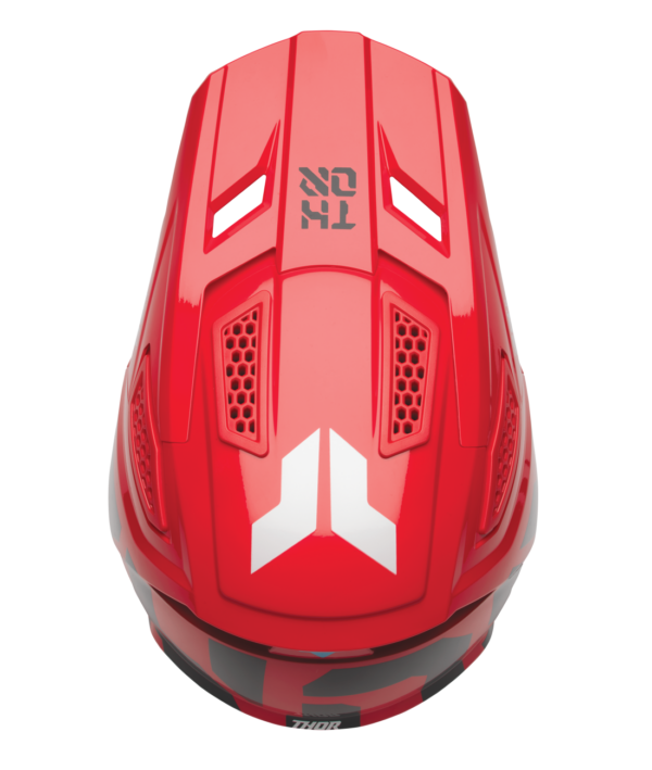 Thor MX kiiver Fleet punane XL